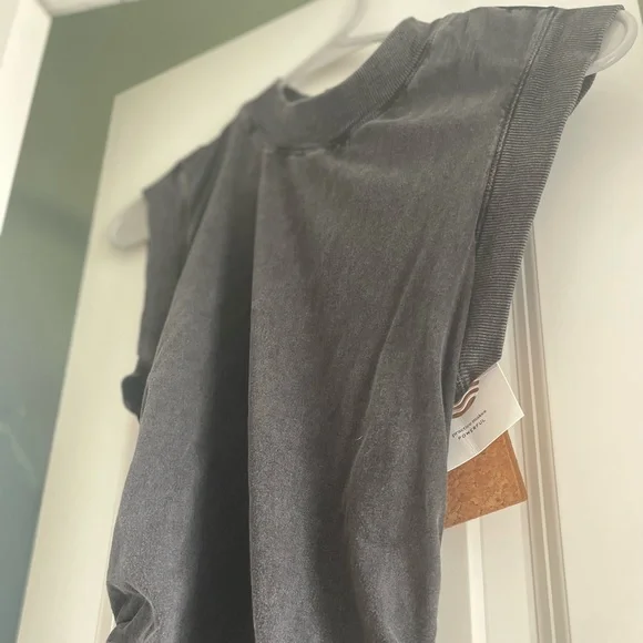 DAILY PRACTICE BY ANTHROPOLOGIE SLEEVELESS RUCHED MINI DRESS - Picture 9 of 11